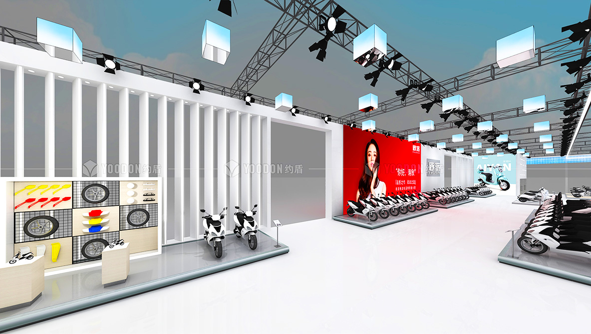 電動自行車展臺設(shè)計(jì)